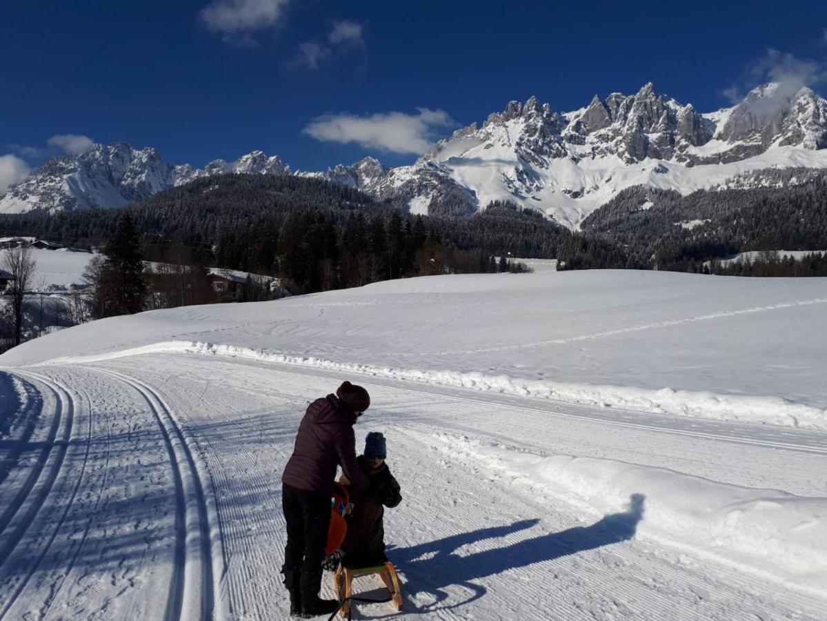 Haus Strobler Apartman Going am Wilden Kaiser Kültér fotó