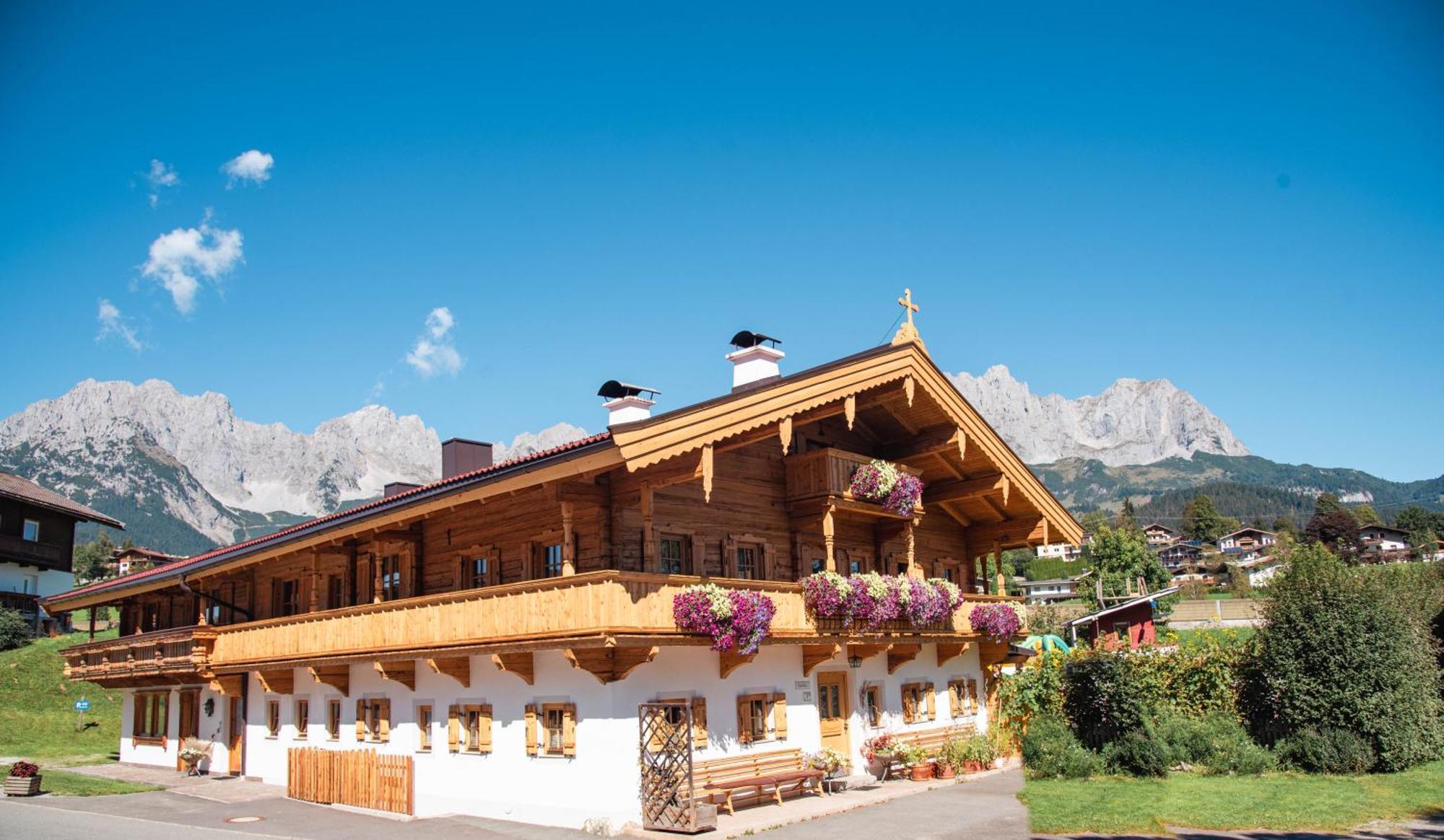 Haus Strobler Apartman Going am Wilden Kaiser Kültér fotó